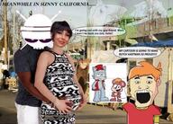 black_skin butch_hartman cuck cuckoldry female ginger_hair irl_background ls_mark meta:tagme oneyplays open_mouth orange_hair red_shirt ricepirate skull speech_bubble teeth variant:markiplier_soyjak white_skin // 597x430 // 71.9KB