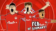442oons football germany glasses hand hands_up jersey open_mouth philippe_coutinho robert_lewandowski soccer tattoo thomas_muller trend:soyjak_trio uniform variant:gapejak variant:markiplier_soyjak variant:tony_soprano_soyjak // 1280x720 // 171.7KB