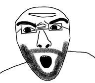 angry beard gem glasses soyjak subvariant:littlecirrus variant:cirrus // 767x675 // 30.8KB