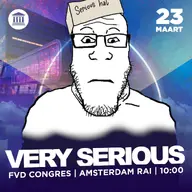 advertisement box cardboard closed_mouth clothes forum_voor_democratie glasses hat neutral politics serious_hat soyjak stubble subvariant:neutralplier text variant:markiplier_soyjak // 1080x1080 // 219.6KB