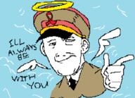 aids angel clothes halo hand hat kuz necktie pointing redraw variant:kuzjak // 983x714 // 18.3KB