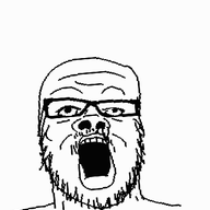 animated glasses mustache open_mouth poyopoyo poyunpoyun soyjak stubble variant:a24_slowburn_soyjak // 349x400 // 339.5KB