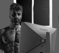 computer grey_skin monitor nas:gigachad night star window