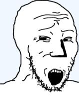 merge open_mouth soyjak stretched_chin stubble variant:soyak variant:wojak wojak // 507x614 // 47.0KB