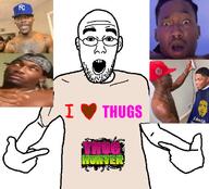 black brandon_currington dreamybullxxx erotic_barber gay heart i_love masturbation negro nude_barber pointing soyjak thug thug_hunter variant:shirtjak // 618x559 // 282.7KB