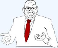 clothes meta:tagme necktie new_variant poopson shrugging smile smirk smug soyjak stubble tagme_character_name transparent_background variant:unknown white_skin // 724x596 // 26.9KB