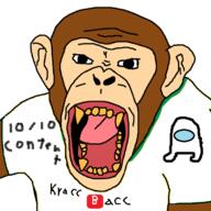 amogus among_us bad_edit kracc_bacc meme_youtuber mspaint variant:monkeyjak video_game youtuber // 680x680 // 129.6KB