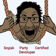 clothes developer hanging india rope soyjak_party text transparent_background // 1024x1024 // 116.5KB
