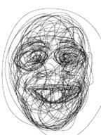 glasses happy meta:tagme one_line open_mouth pixelated redraw smile subvariant:grinlook_poggers variant:markiplier_soyjak // 600x800 // 102.7KB