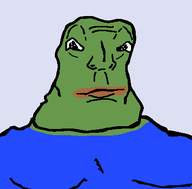 amphibian bald blue_background closed_mouth frog looking_at_you nas:pepe pepe_the_frog variant:lactoriajak yotsoyba_b // 406x400 // 3.5KB