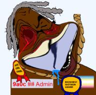 9a0c admin admin_6 admin_abuse african_american award big_lips black_skin blood_from_eyes cuck distorted flag:minor_attracted_person gray_hair hanging janny map_(pedophile) meta:namefags pedophile rope shitskin tinted_glasses transparent_background variant:bernd wide_nose // 855x849 // 716.1KB