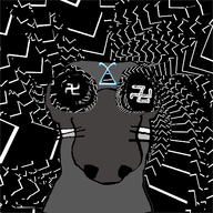 animal animated closed_mouth dog glasses nazism soyjak swastika thrembo variant:dogjak whisker // 500x500 // 309.3KB