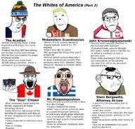 canada closed_mouth clothes flag france glasses greece hat holding_object jacket judaism kippah multiple_soyjaks open_mouth passport poland soyjak stubble united_states variant:bernd variant:chudjak variant:cobson variant:feraljak variant:markiplier_soyjak variant:smugjak wordswordswords // 1632x1556 // 891.6KB