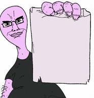 closed_mouth clothes glasses hair holding_object smile soyjak template variant:chudjak // 640x664 // 211.8KB