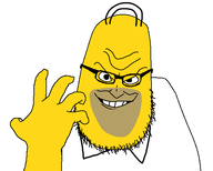 bald balding beard clothes evil glasses hair hand homer_simpson smile teeth the_simpsons variant:syndromejak white_shirt yellow_skin // 557x446 // 24.2KB