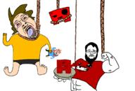 3soyjaks beard brown_hair buff celeste closed_mouth clothes edmund_mcmillen full_body hair hanging lynching madeline_(celeste) matt_thorson meat_boy mustache newgrounds ogmo open_mouth orange_hair rope smile soyjak stubble super_meat_boy tongue variant:bernd variant:impish_soyak_ears video_game yellow_hair yellow_teeth // 1130x763 // 35.3KB