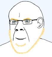 blond blue_eyes closed_mouth ear glasses smile soyjak stubble subvariant:narge transparent_background trend:aryan variant:cobson // 760x828 // 42.9KB