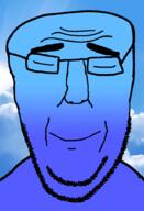 blue calm glasses sky smile soyjak stubble variant:cocson // 622x911 // 62.4KB