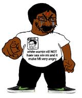 crying elliot_rodger full_body india indian jeet nike pointing shoe subvariant:science_lover variant:cryboy_soyjak variant:markiplier_soyjak // 1031x1234 // 146.4KB