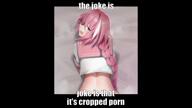 animated anime arm astolfo bloodshot_eyes crying femboy full_body glasses hair hand hanging leg nsfw open_mouth purple_hair rope skirt sound soyjak stubble suicide text tongue tranny variant:bernd video yellow_teeth // 1920x1080, 13.2s // 4.5MB