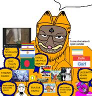 GARF_THE_SHITSKIN_HYBRID_CAT admin animal argentina arm award banana_split_ice_cream brown_skin cartoon cat cosplay faggot flag flag:argentina flag:bangladesh fundamental_paper_education garf_(user) garfield glasses gravity_falls grin hand hello_my_name_is_(sticker) map_(pedophile) obsessed open_mouth pedophile pink_skin pissbaby quote_(user) rope shitskin slopjak snapchat spade speech_bubble_empty stubble teeth text tinted_glasses tongue traitor tv_show variant:bernd variant:dylanjak variant:interjak white_background yellow_teeth zog // 962x1002 // 291.9KB
