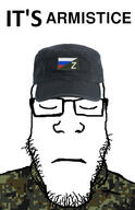 closed_eyes emr_pattern frown glasses its_over military russia russo_ukrainian_war sad soyjak stubble text ukraine variant:markiplier_soyjak z_(russian_symbol) // 600x926 // 86.5KB