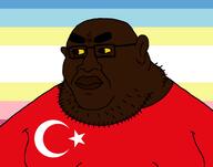 angry big_lips breasts brown_skin chud double_chin ear fat flag:minor_attracted_person flag:turkiye flies glasses head meta:tagme obese slopjak stink_lines stubble subvariant:incel_chudjak torso turk turkiye turkroach variant:chudjak variant:meximutt yellow_sclera // 2304x1816 // 610.7KB