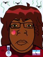 badge black_skin closed_mouth clothes dyke flag:zoophilia_pride_flag fnf_pedo friday_night_funkin' girlfriend_(friday_night_funkin') glasses hair long_hair neutral neutralplier_award oh_my_god_she_is_so_attractive red_hair series:esl_pedo_league series:foidjaks sexy soyjak stinky subvariant:chudjak_front subvariant:chudplier subvariant:female_chudplier sweating text tinder transparent_background trend:slopjak variant:chudjak variant:markiplier_soyjak yellow_sclera zoophile // 600x800 // 42.3KB