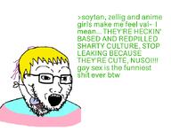 anime anti_sharty faggot mask nate ongezellig shartycuck soyjak_party soyteen tranny variant:bernd variant:soyak variant:soytan zellig // 680x525 // 99.9KB