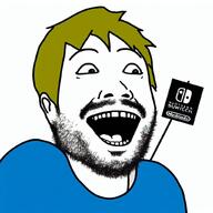 meta:ai_generated nintendo nintendo_switch open_mouth stubble teeth tongue variant:unknown video_game // 1024x1024 // 97.0KB