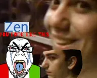 bald bloodshot_eyes crying face forehead_lines glasses gums irl meta:namefags nose open_mouth smile soyjak stubble text tongue v-shaped_eyebrows variant:bernd zen_(user) // 1150x925 // 431.2KB