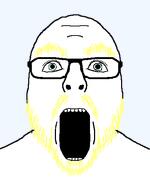 a10_eyes blond blue_eyes eyebrows flart glasses open_mouth series:aryan_soyjaks stubble transparent_background trend:aryan vantawhite variant:flartson white_skin yellow_hair // 410x524 // 6.6KB