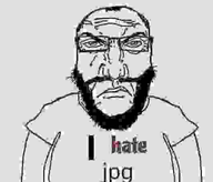 angry arm beard closed_mouth eyebrows glasses hair i_hate jpg lips looking_at_you low_quality low_resolution meta:not_oc nose punisher_face subvariant:science_lover variant:markiplier_soyjak white_background white_shirt white_skin // 767x655 // 188.7KB