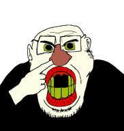 black_shirt glasses hand neckbeard red_nose variant:lipson // 1280x1350 // 60.3KB