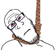 ack bloodshot_eyes closed_mouth crying hanging neutral noose rope subvariant:neutralplier suicide template variant:markiplier_soyjak white_skin // 900x800 // 23.6KB