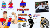 3soyjaks ack arm armenaryan armenia armenian_eternity_symbol artsakh bloodshot_eyes christian_cros christian_identity christianity clothes cross crucifix crying dead flag flag:armenia flag:artsakh flag:azerbaijan flag:turkiye full_body glasses hair hand hanging leg macron mustache open_mouth purple_hair rope russian_language shoe skirt soyjak squatting star_and_crescent stick stubble subvariant:wholesome_soyjak suicide tongue tranny trend:aryan tshirt variant:bernd variant:gapejak white_skin yellow_teeth // 1920x1080 // 482.7KB