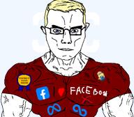 aryan chud facebook facebook_won minion muscular_chud subvariant:muscular_chud variant:chudjak xitter xitter_lost yellow_hair // 1059x929 // 128.5KB