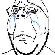 berryboy crying glasses gramps old sad soyjak stubble subvariant:wholesome_soyjak variant:gapejak wrinkles // 600x800 // 28.6KB