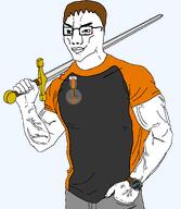 dan no_background sword transparent_background variant:chudjak // 1462x1684 // 86.7KB