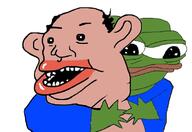 amerimutt amphibian frog hugging nas:amerimutt nas:pepe pepe pepe_the_frog // 746x512 // 492.7KB