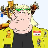2hulee_(namefag) ack anime dio_brando garfield jojos_bizarre_adventure king_(tekken) meta:namefags skinwalker spartan subvariant:mexiaryan tekken touhou transparent_background variant:meximutt video_game // 2000x2000 // 2.5MB