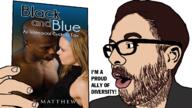 ally ben_saint beta_cuck beta_male book cuck cuckoldry diversity ear edit female glasses hair hand headband holding_book holding_object mustache open_mouth pog soyjak stubble text variant:pogjak // 1280x720 // 586.2KB