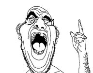 glasses open_mouth soyjak stubble variant:unknown white_background // 1507x1187 // 99.1KB