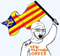 catania evis_flag gem head italy new_agathaen_order png sicilia sicily soyjak transparent trinacria variant:soyak // 517x483 // 243.6KB