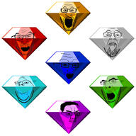 angry chaos_emerald closed_mouth gem gem_skin glasses meta:tagme multiple_soyjaks mustache open_mouth smile sonic_the_hedgehog stubble subvariant:wholesome_soyjak variant:bernd variant:chudjak variant:cobson variant:feraljak variant:gapejak variant:markiplier_soyjak variant:soyak video_game // 1000x1000 // 459.5KB