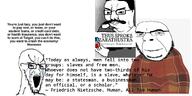 neet nietzsche quote slave variant:chudjak variant:cobson variant:soyak wordswordswords // 2153x1080 // 793.3KB