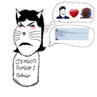 animal anthro black_hair boots cat cat_ear closed_mouth comments full_body glasses grin heart hello_my_name_is_(sticker) jimbo_(namefag) meta:namefags moistpepper_(user) niko_(oneshot) purple_hair robe scarf series:animaljaks smile subvariant:impish_meowjak subvariant:massjak subvariant:massmeowjak subvariant:wholesome_soyjak tan_skin thought_bubble transparent_background variant:gapejak video_game white_shirt yellow_sclera // 2000x2000 // 435.9KB