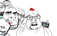 arm booger drool hair hand lazy_eye party phone retard roblox saliva subvariant:hornyson subvariant:retarded_gapejak subvariant:wildjak tongue variant:cobson variant:feraljak variant:gapejak variant:impish_soyak_ears variant:markiplier_soyjak // 1693x1080 // 271.2KB