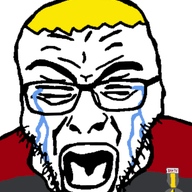 animated award crying deformed distorted explosion eyebrows glasses medal nate open_mouth stubble variant:rupturejak yellow_hair // 350x418 // 828.7KB