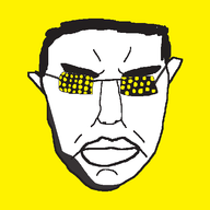 calvin_harris chin closed_mouth ear forehead_lines frown glasses lips nose nostril profile_picture shadow subvariant:pol_face variant:chudjak yellow_background // 512x512 // 8.4KB